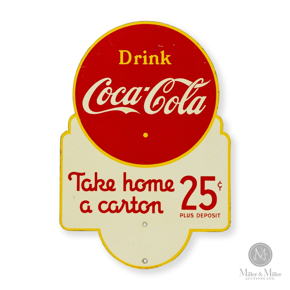 Coca-Cola Take Home a Carton 25 Cents Rack Sign (1 of 10)