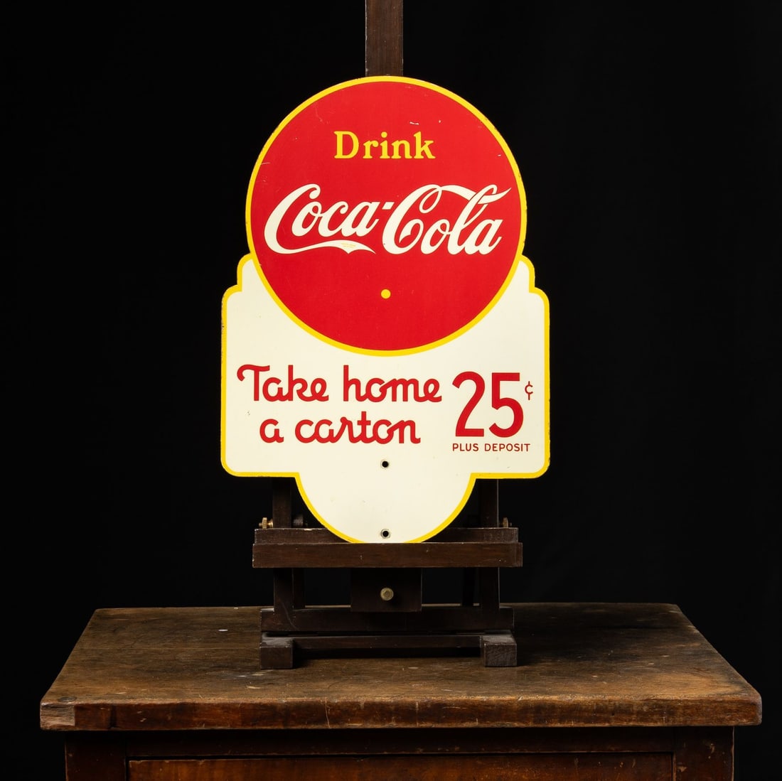 Coca-Cola Take Home a Carton 25 Cents Rack Sign - 2