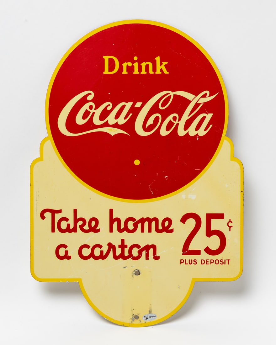 Coca-Cola Take Home a Carton 25 Cents Rack Sign - 6