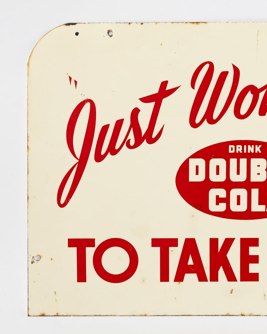 Double Cola Just Wonderful Rack Sign - 3