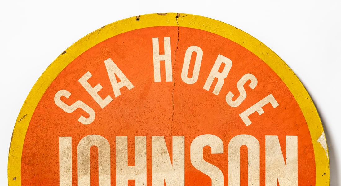 Johnson Sea Horse Outboard Motors 36" Sign - 4