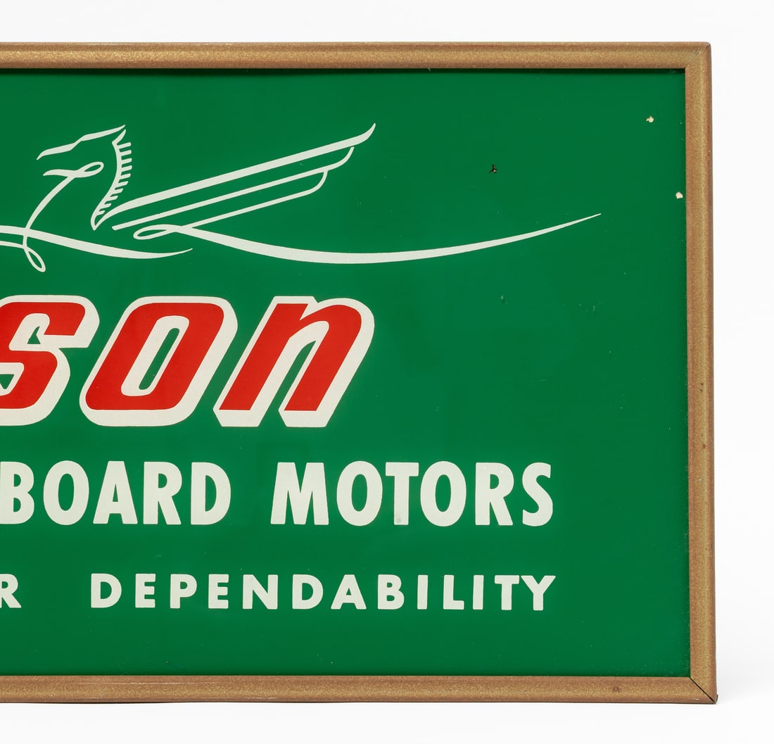 Johnson Sea Horse Outboard Motors Backlit Countertop Sign - 4