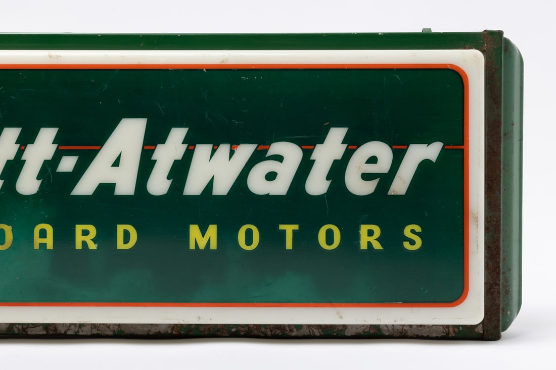 Scott-Atwater Outboard Motors Backlit Sign - 4