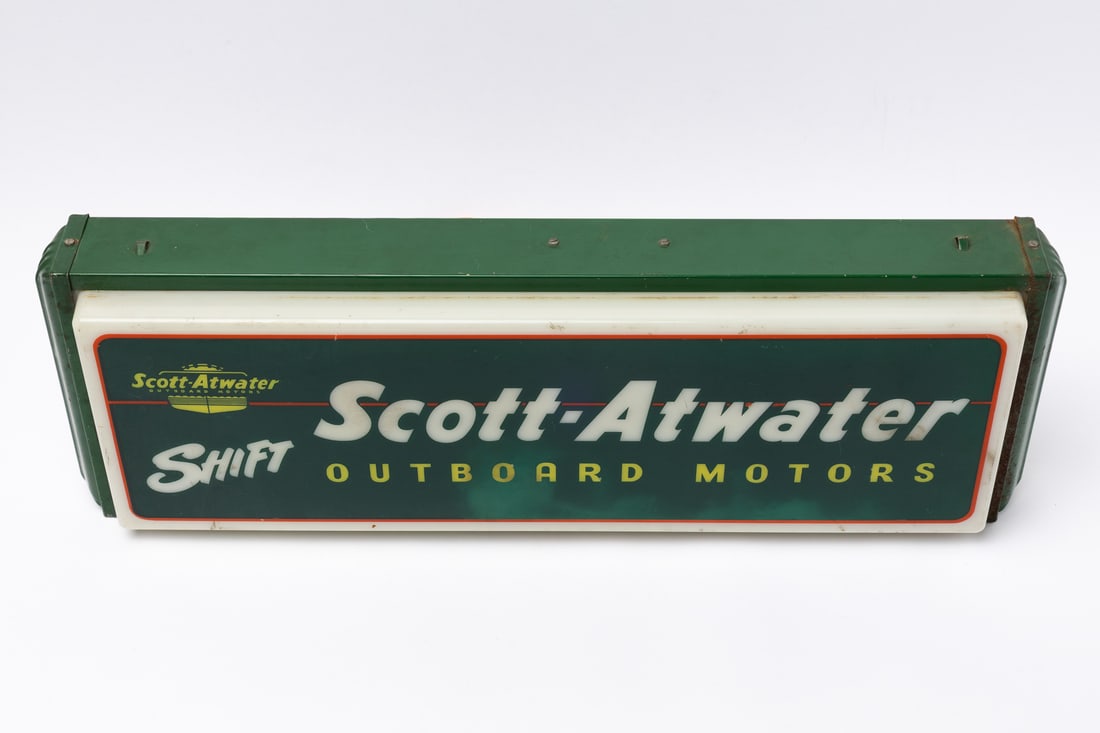 Scott-Atwater Outboard Motors Backlit Sign - 5
