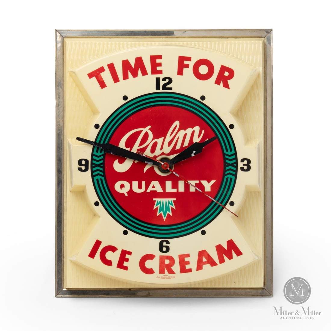 Palm Ice Cream Advertising Clock (1 of 8)
