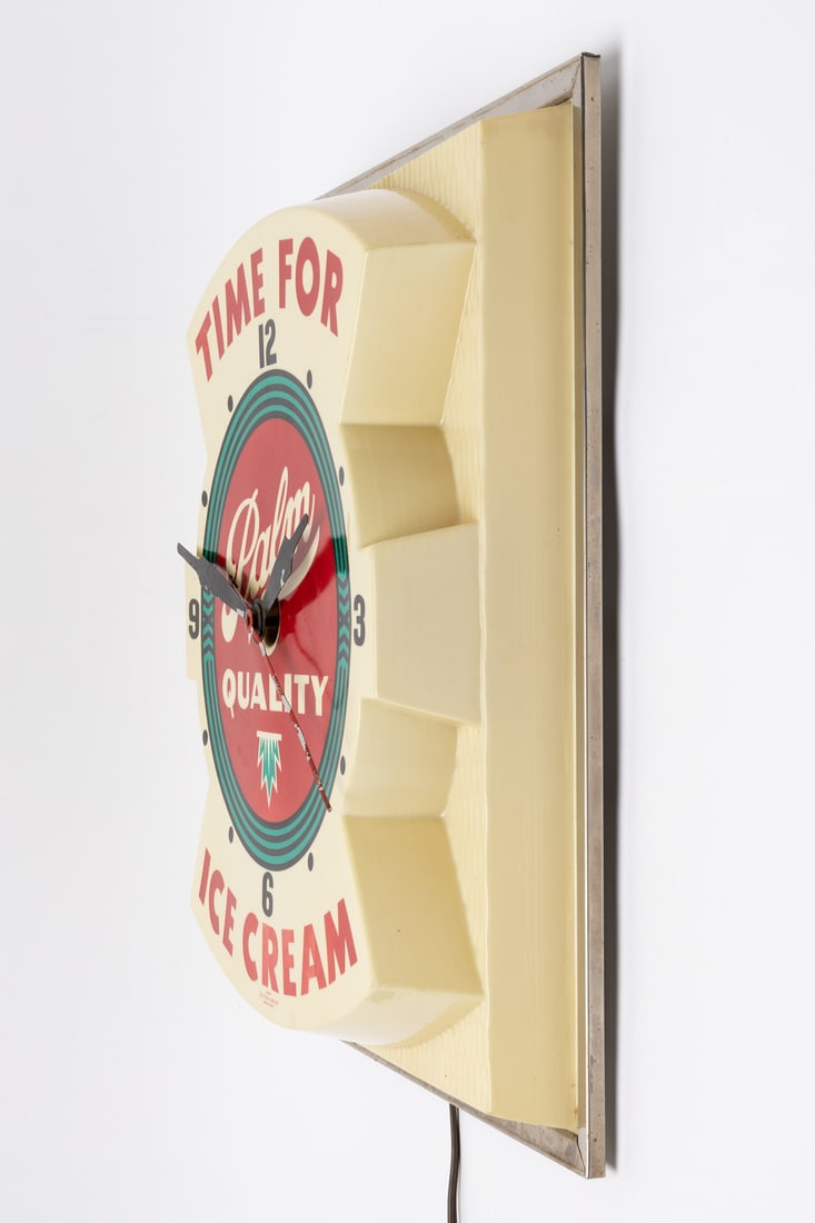Palm Ice Cream Advertising Clock - 4