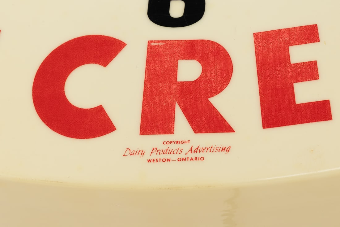 Palm Ice Cream Advertising Clock - 5