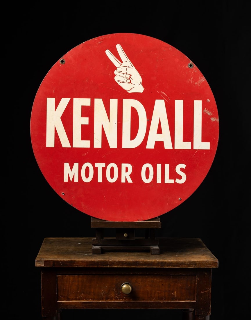Kendall Motor Oils Hanging Sign - 2