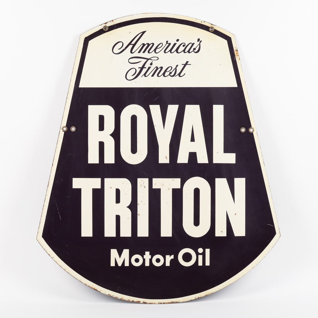 Union 76 Royal Triton Motor Oil Sign - 5