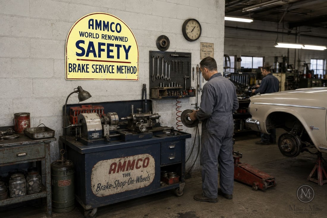 Ammco Brake Service Method Sign - 3
