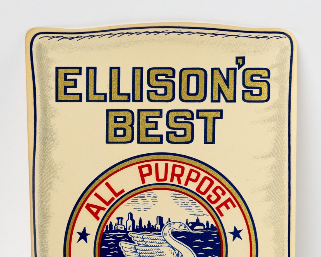 Ellison's All Purpose Flour Advertising Decal - 3