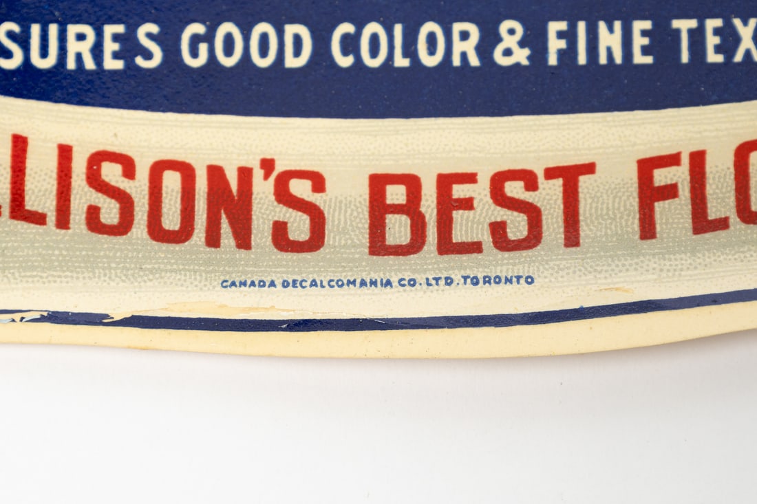 Ellison's All Purpose Flour Advertising Decal - 6