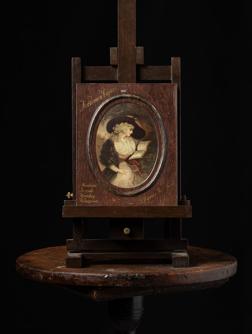 J Davis & Sons Noblemen Cigars Easel Back Sign - 2
