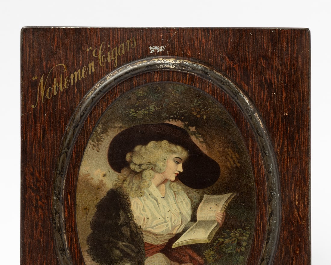 J Davis & Sons Noblemen Cigars Easel Back Sign - 3