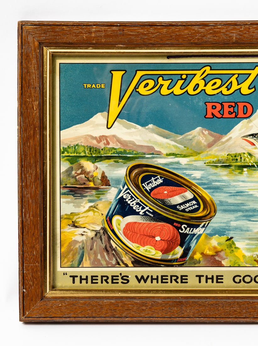 Veribest Red Salmon Hanging Sign - 3