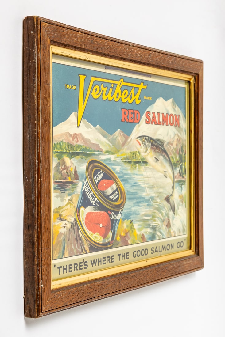 Veribest Red Salmon Hanging Sign - 5