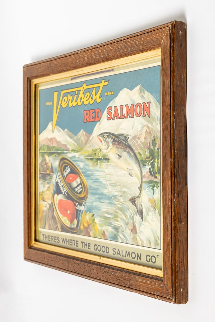 Veribest Red Salmon Hanging Sign - 6