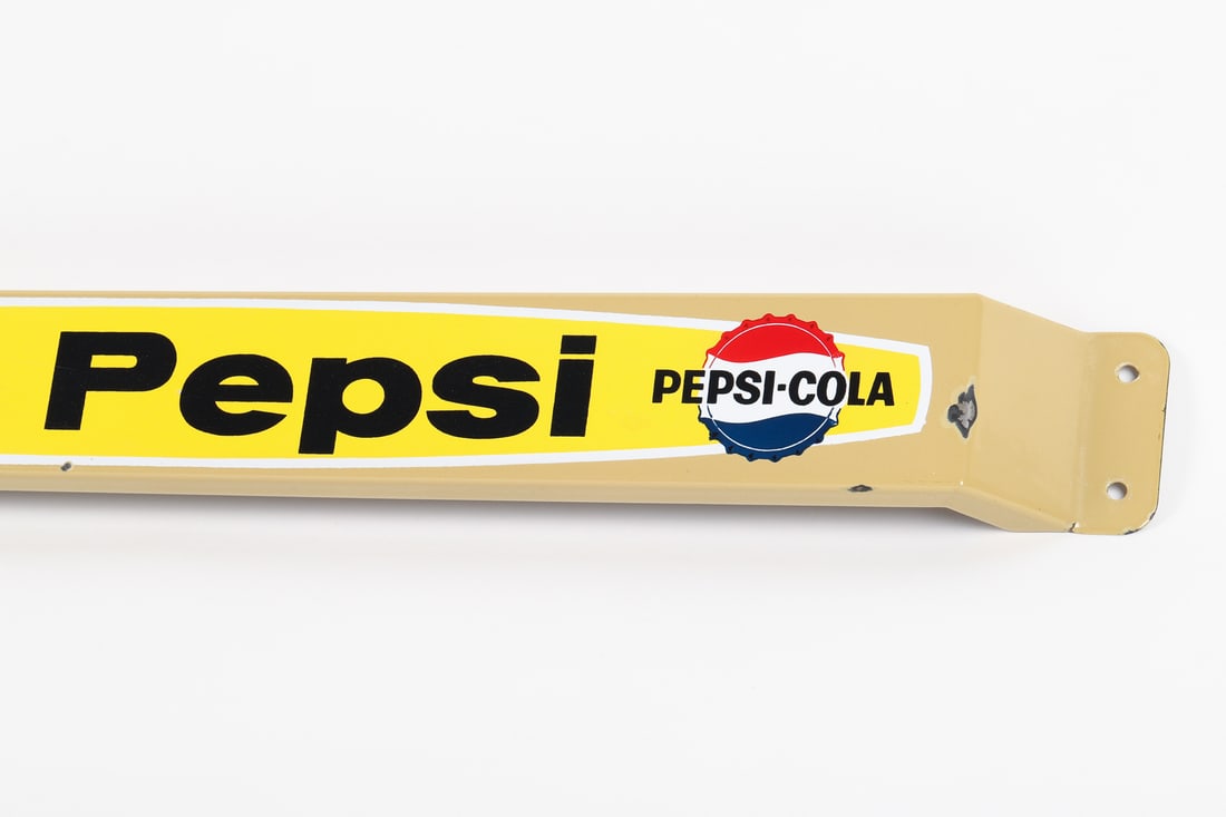 Pepsi-Cola Bottle Cap Door Push Bar - 4