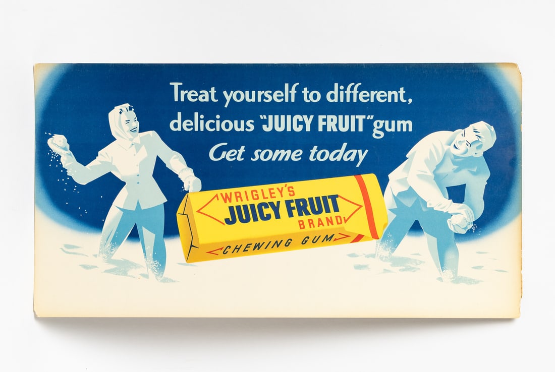 Wrigley's Gum Trolly Sign Set - 5