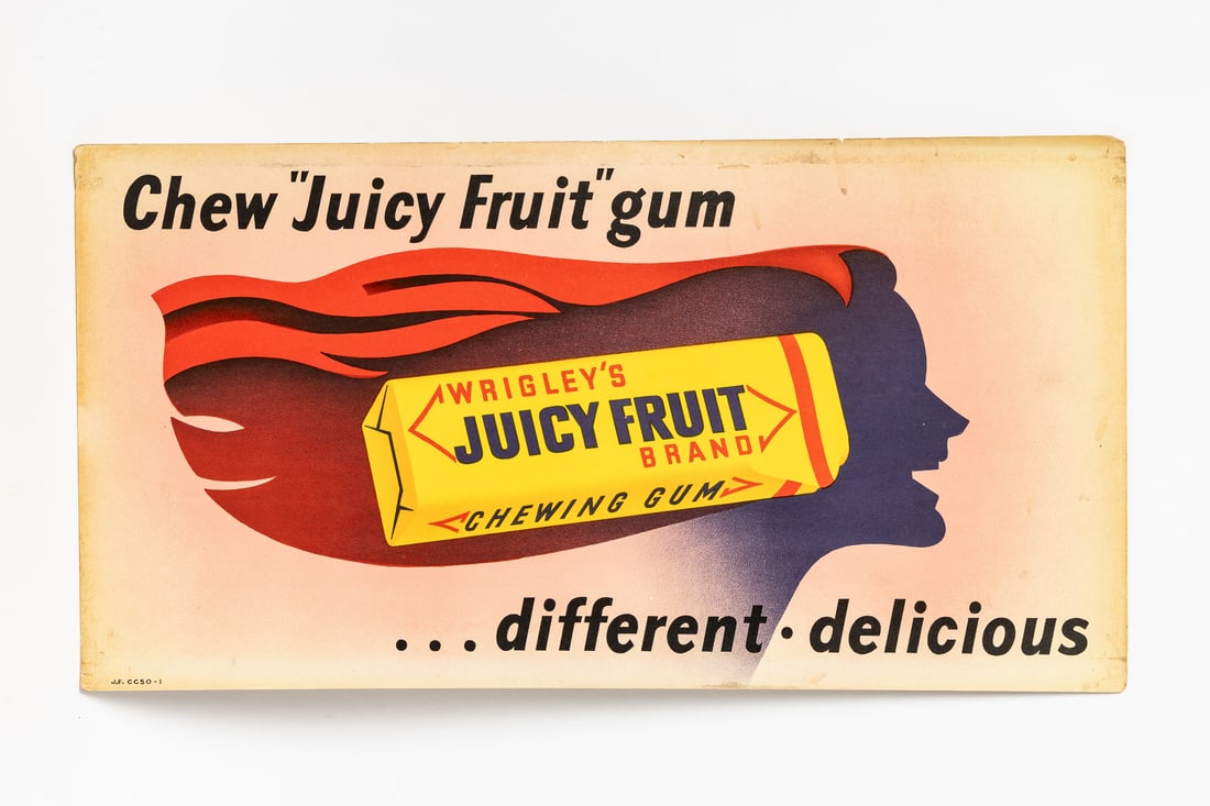 Wrigley's Gum Trolly Sign Set - 7