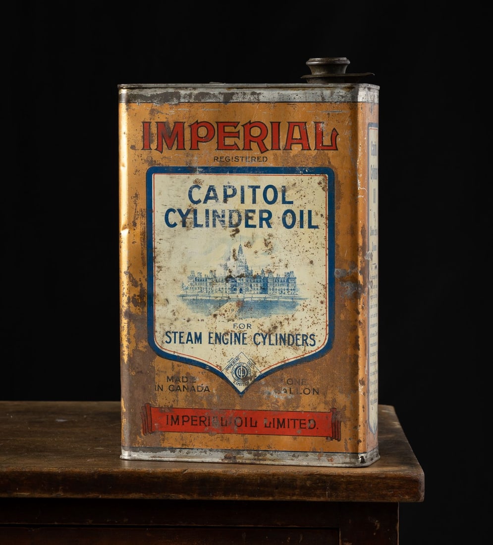 Imperial Oil Capitol Cylinder Oil Gallon Tin - 2
