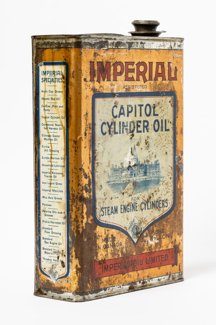 Imperial Oil Capitol Cylinder Oil Gallon Tin - 3