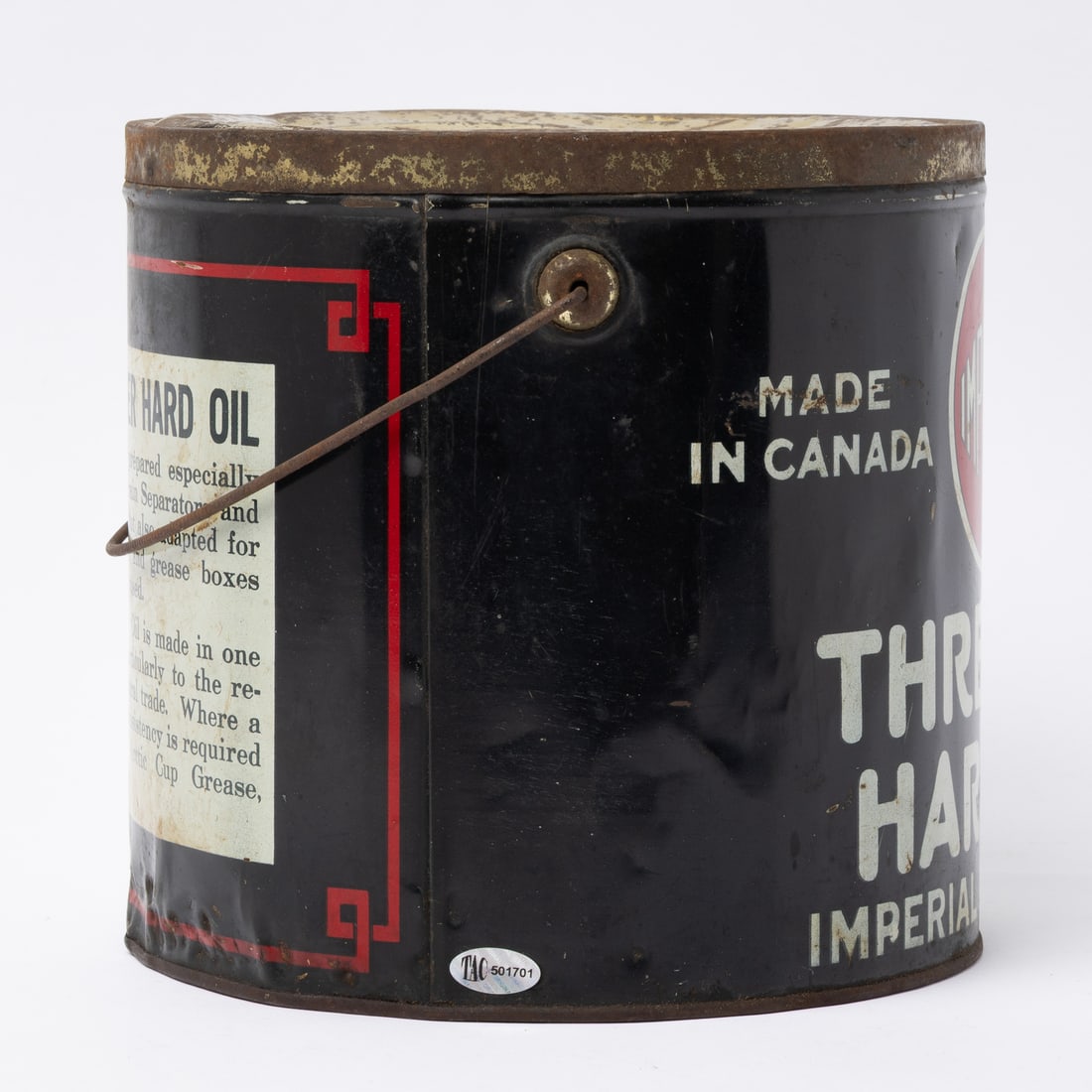 Imperial Oil Thresher Hard Oil 10 lb Can - 5