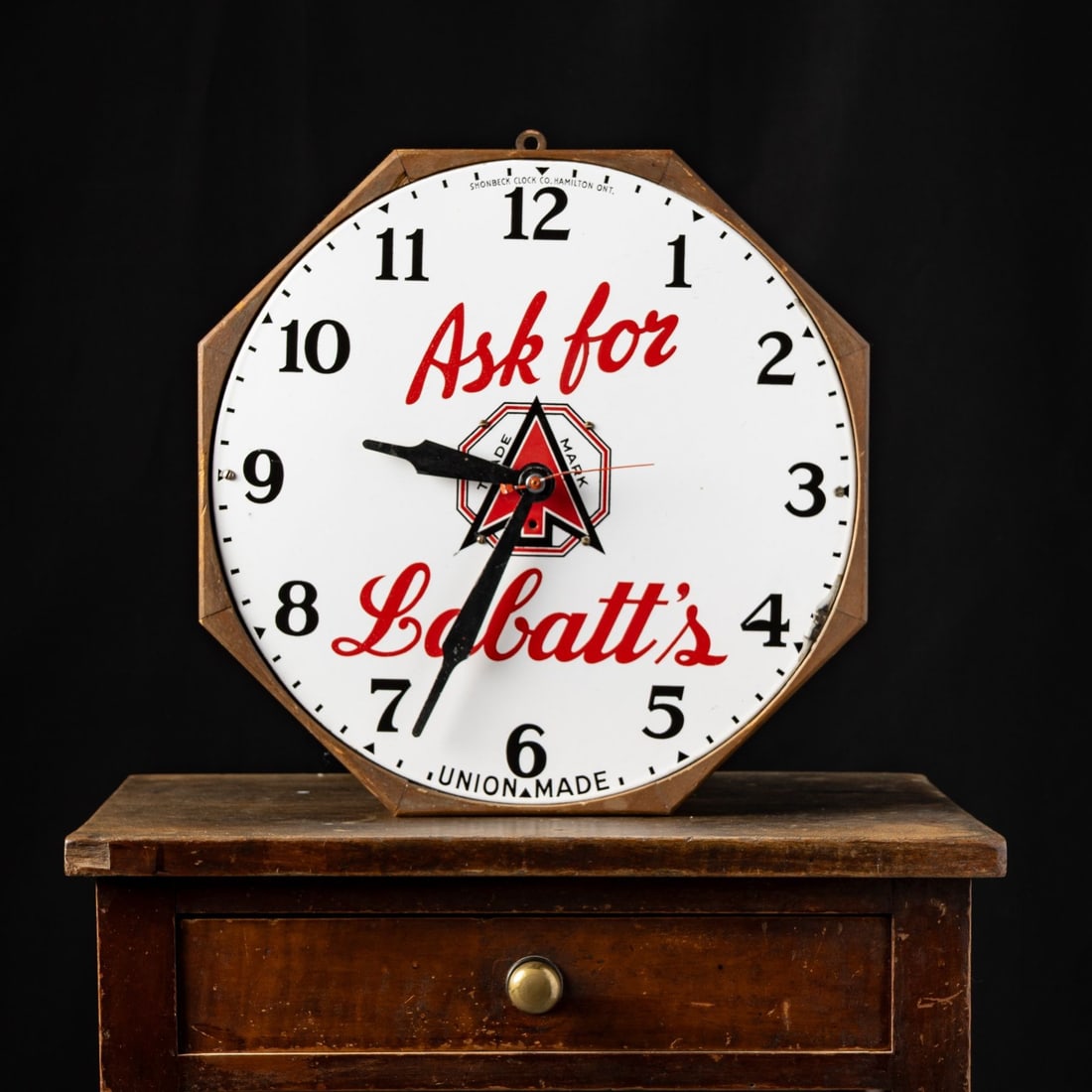 Ask For Labatt's Beer Advertising Clock - 2