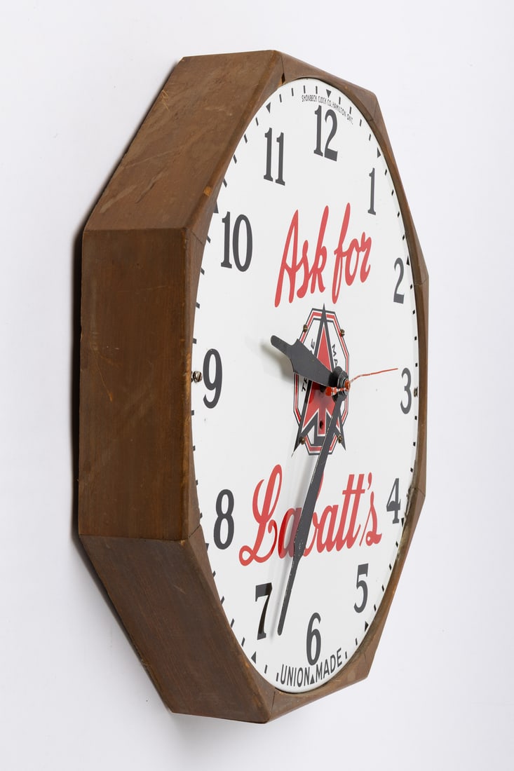 Ask For Labatt's Beer Advertising Clock - 4
