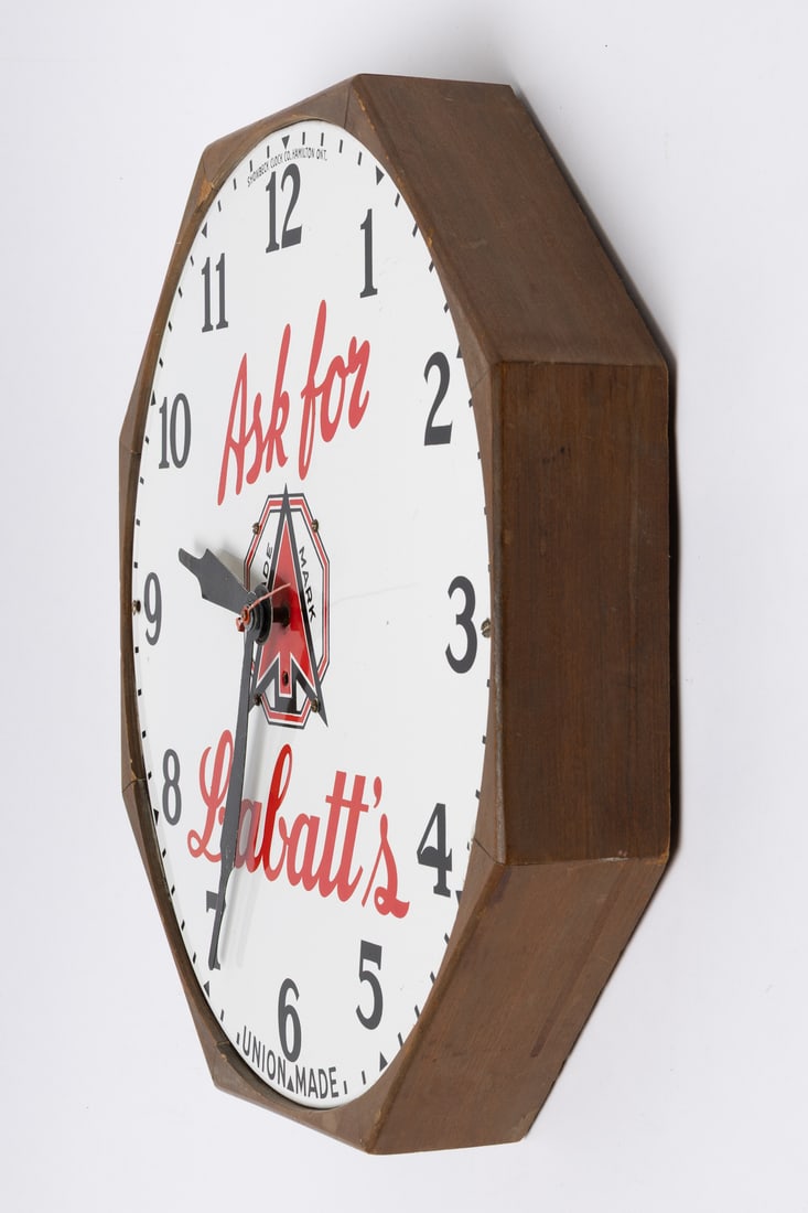 Ask For Labatt's Beer Advertising Clock - 5