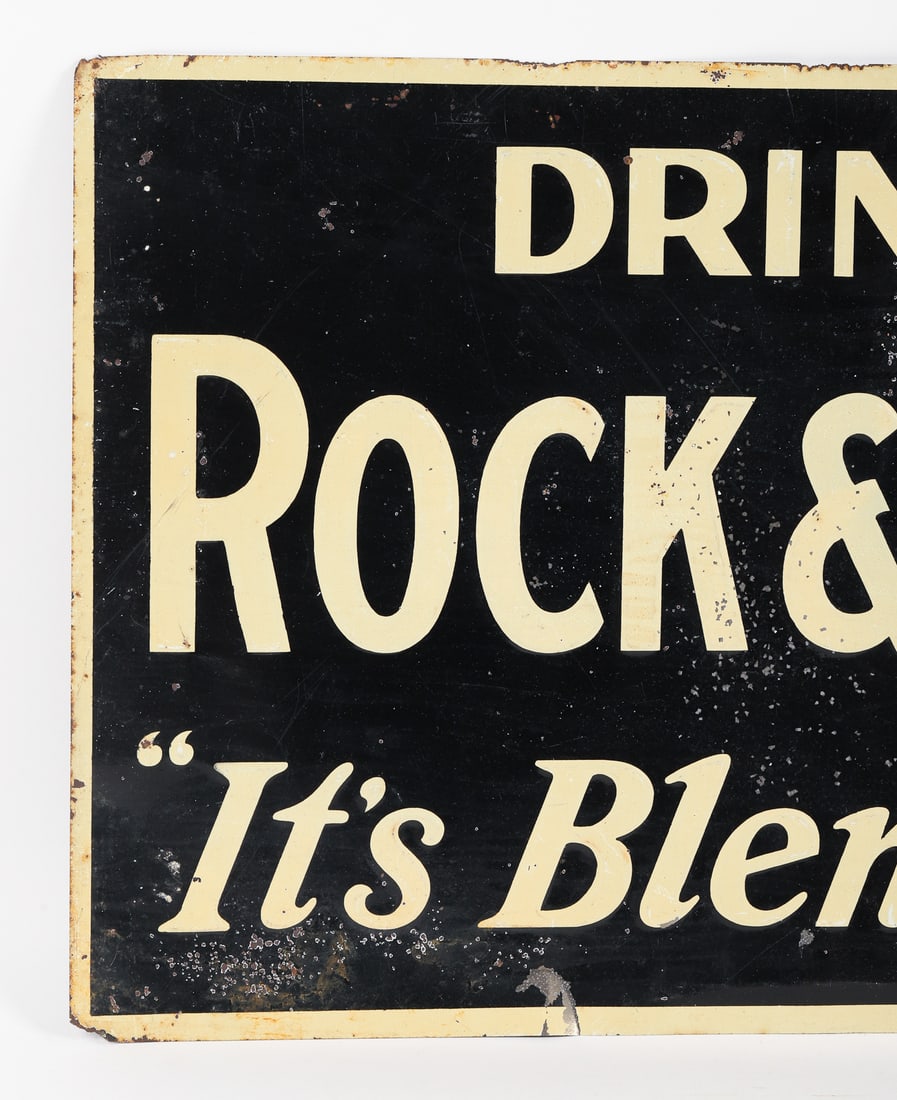 Rock & Rye Tin Tacker Sign - 4