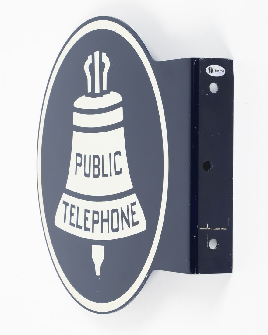 Bell Public Telephone Flange Sign - 6