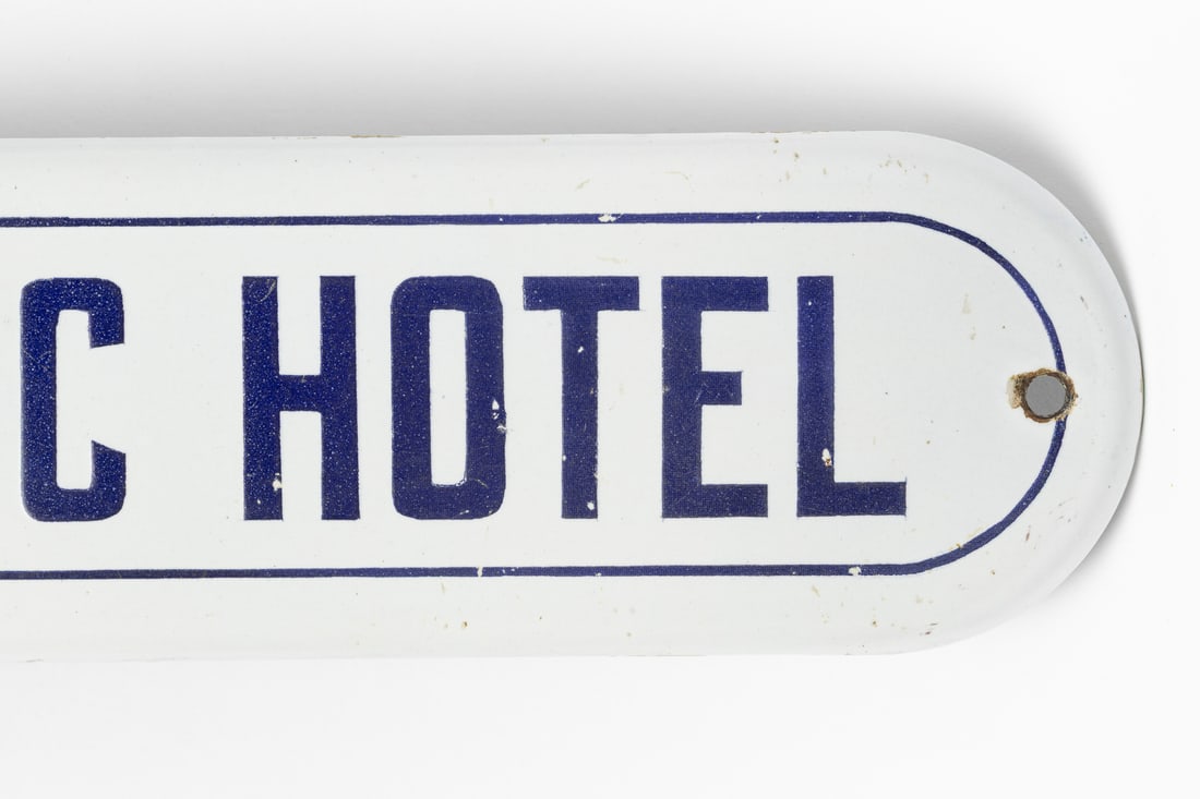 Public Hotel Door Plaque Sign - 5
