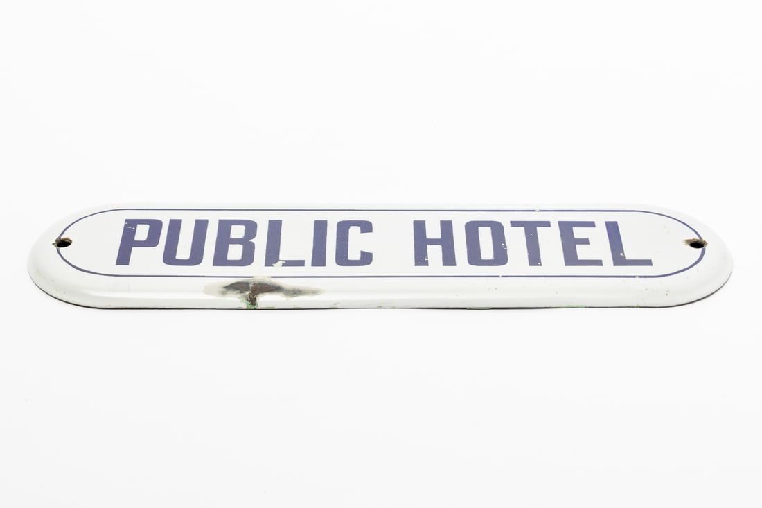 Public Hotel Door Plaque Sign - 6