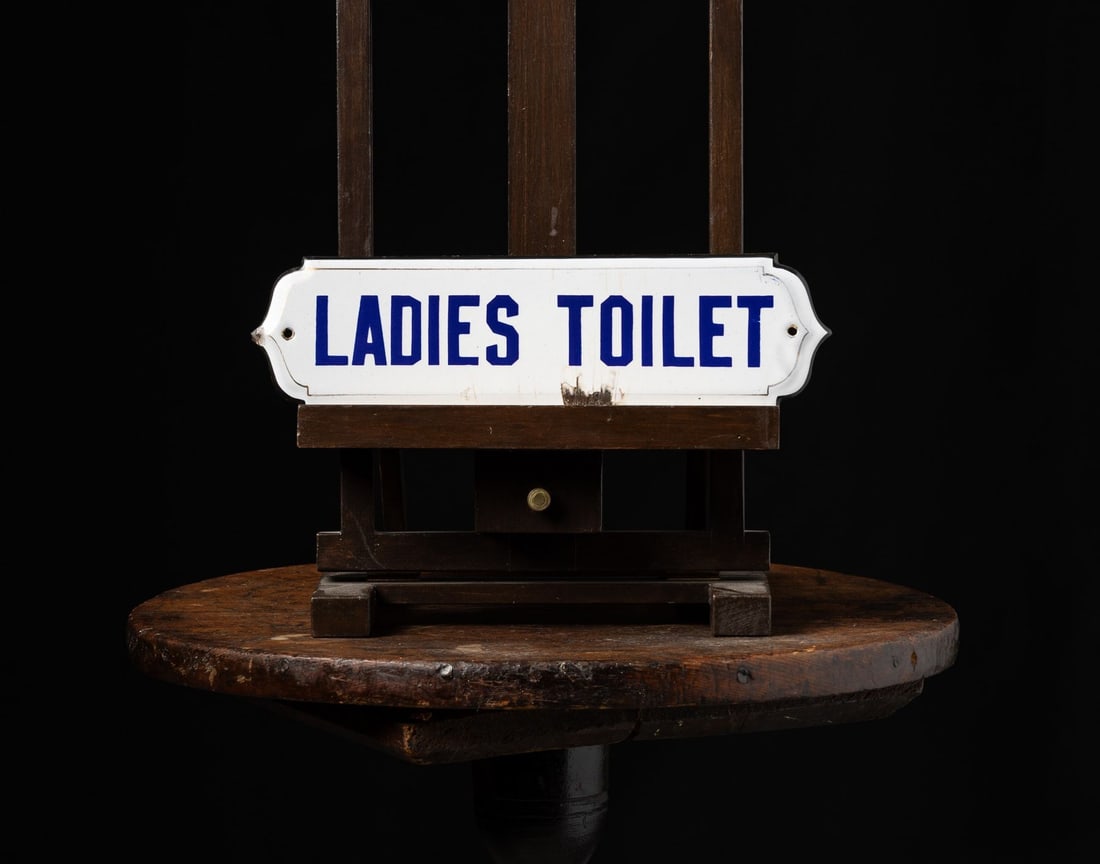 Ladies Toilet Door Plaque Sign - 2