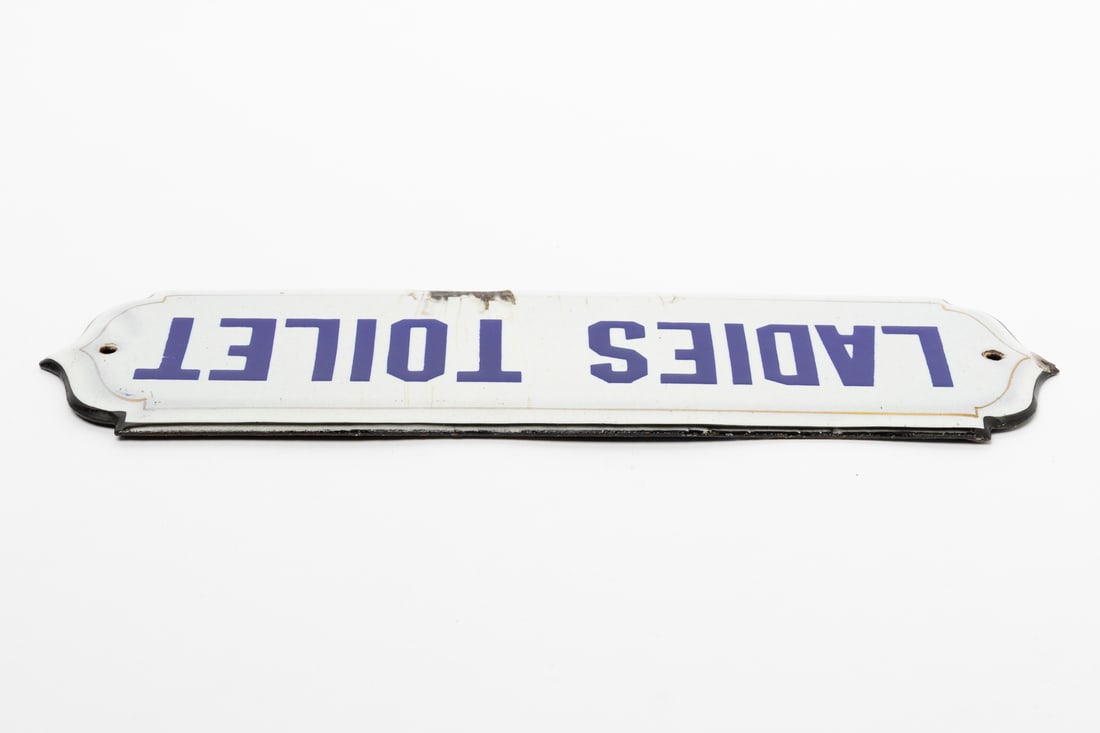 Ladies Toilet Door Plaque Sign - 4