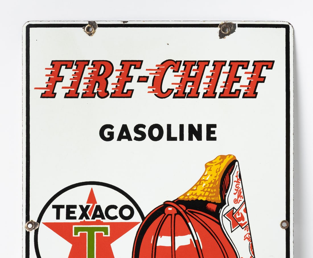Texaco Fire-Chief Gasoline Pump Sign - 3