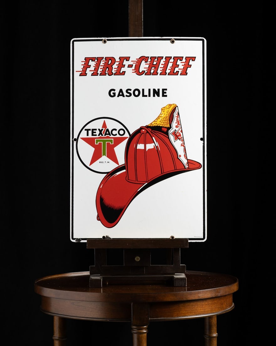 Texaco Fire-Chief Pump Sign - 2