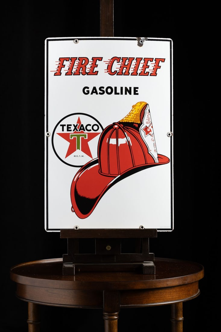 Texaco Fire Chief 1957 Pump Sign - 2