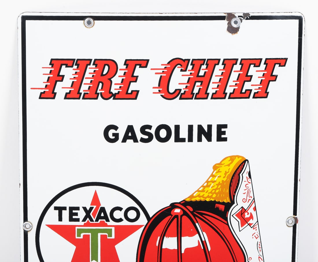 Texaco Fire Chief 1957 Pump Sign - 3