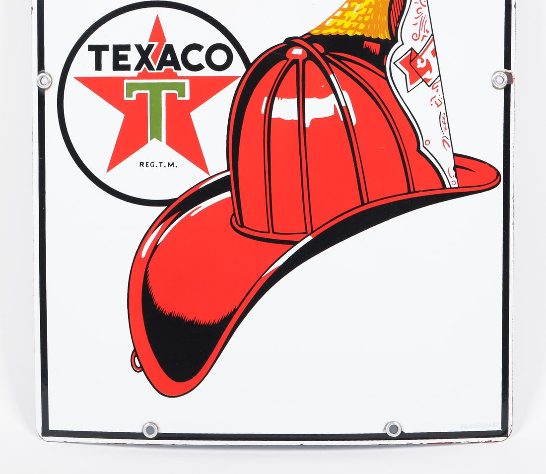 Texaco Fire Chief 1957 Pump Sign - 4