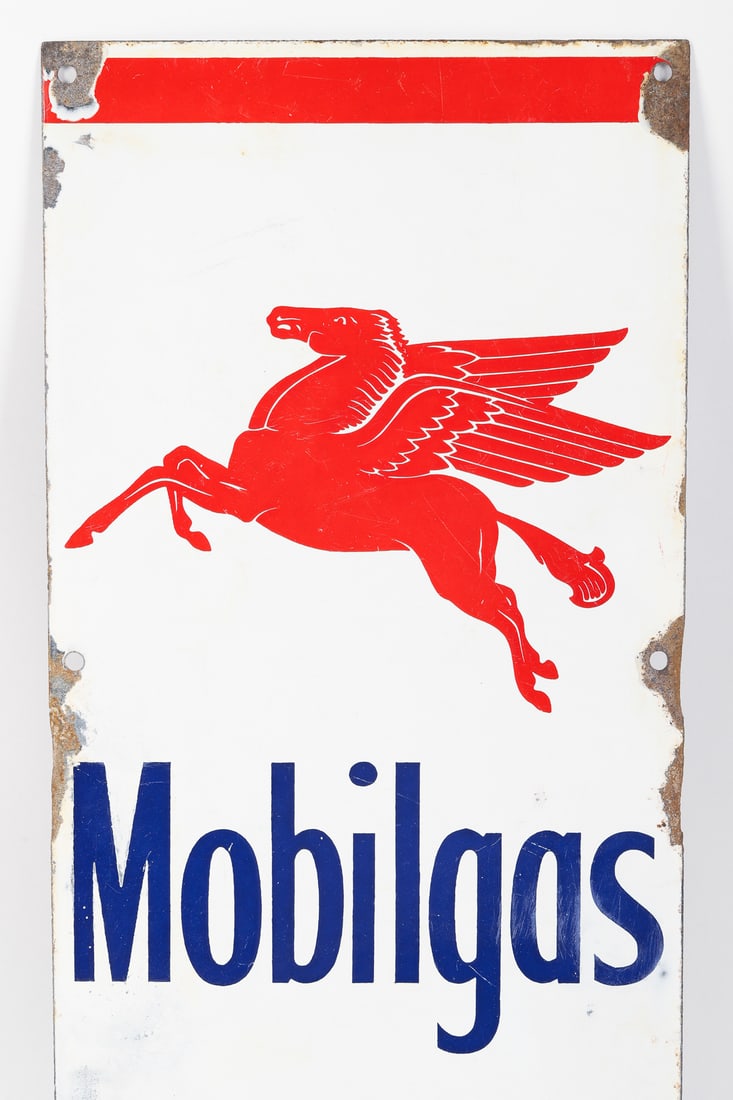 Mobilgas Flying Pegasus Pump Sign - 3
