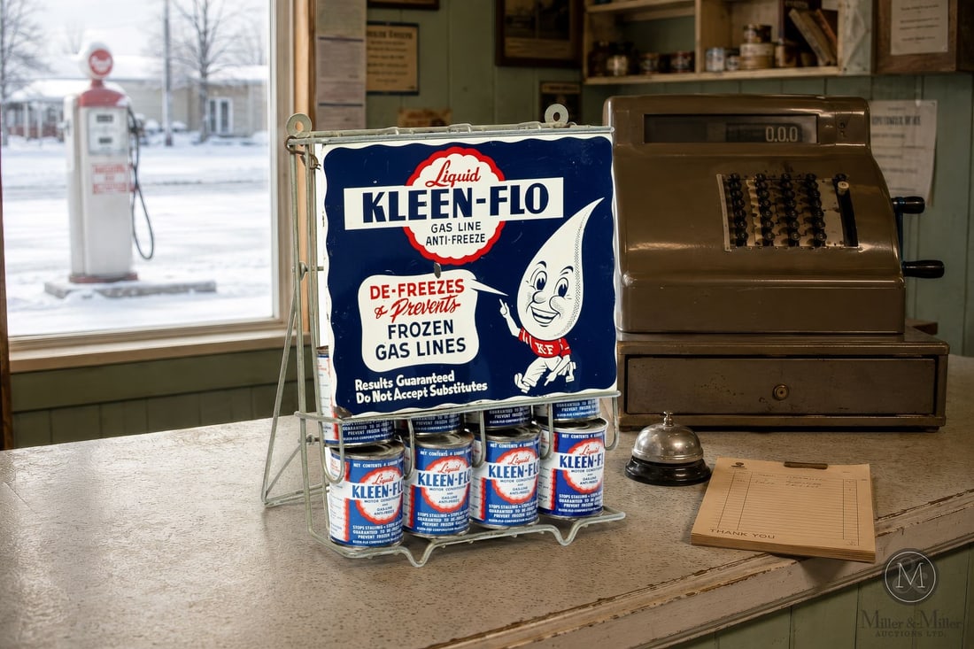 Kleen-Flo Gas Line Anti-Freeze Countertop Display - 3