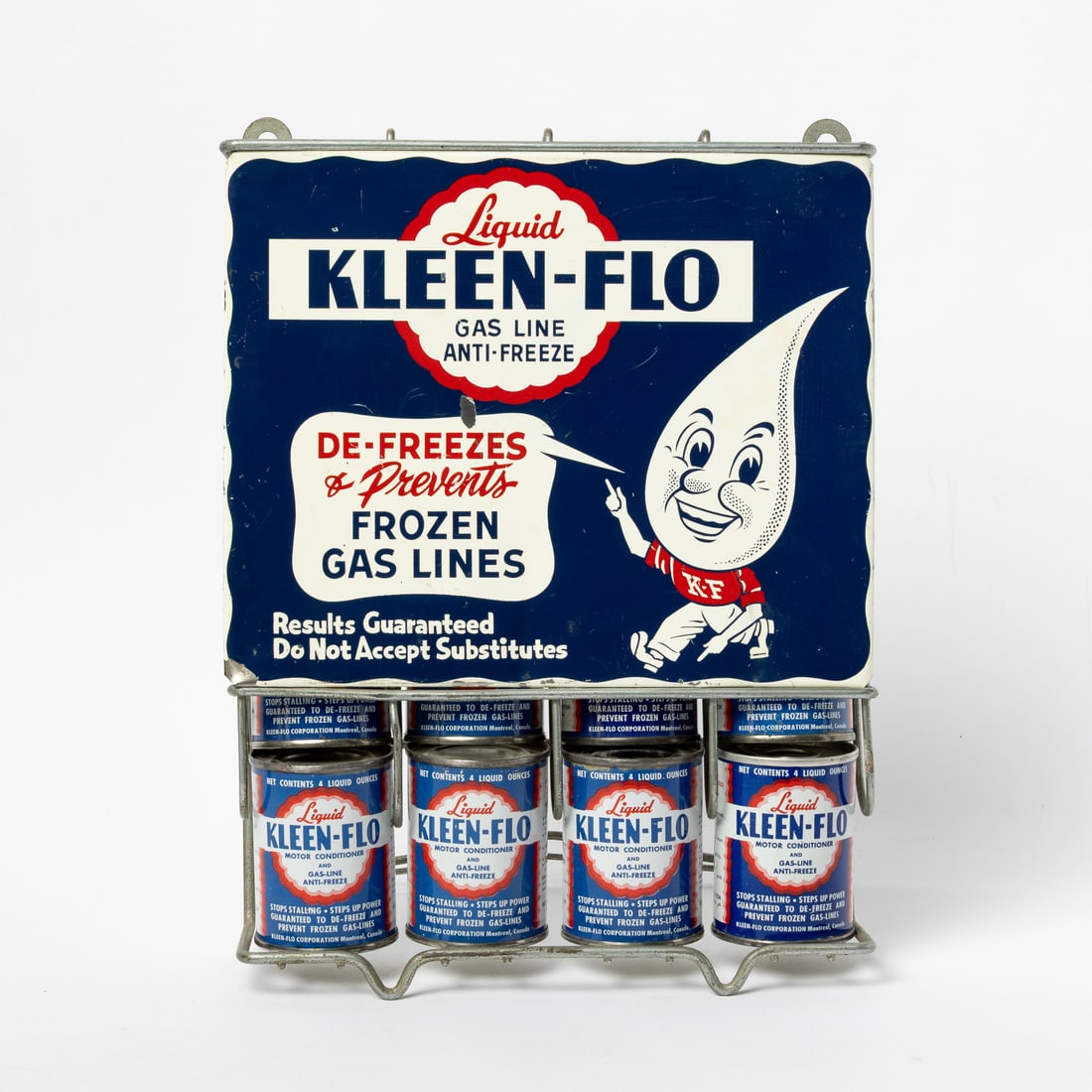 Kleen-Flo Gas Line Anti-Freeze Countertop Display - 4