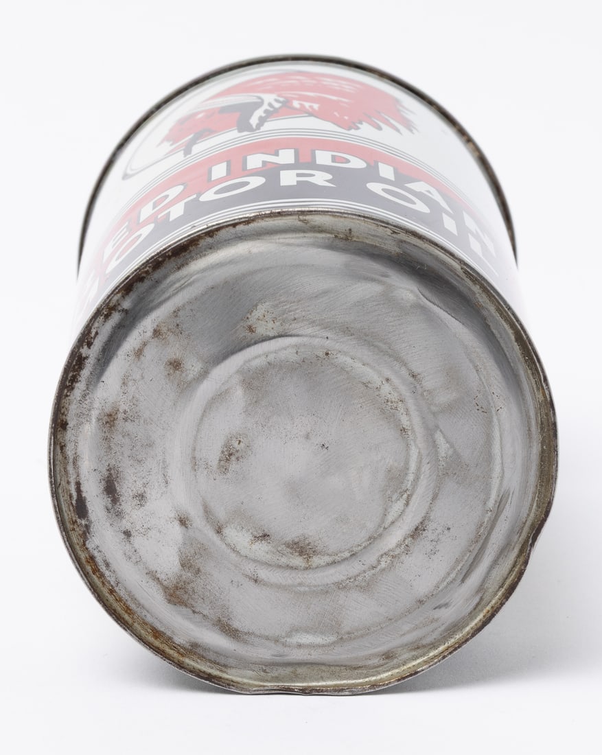 Red Indian Motor Oil Imperial Quart Can - 7