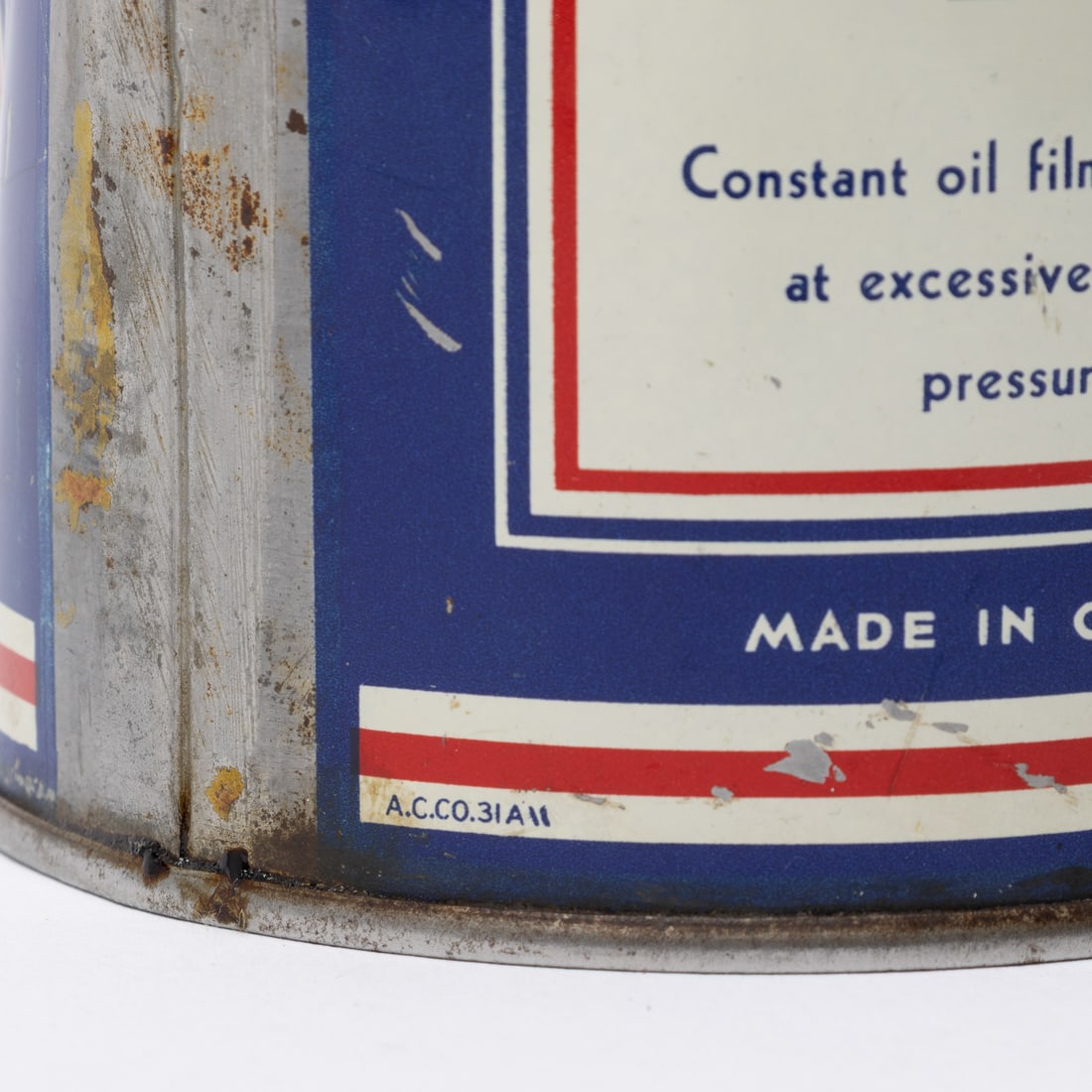 Red Indian Aviation Motor Oil Imperial Quart Can - 5