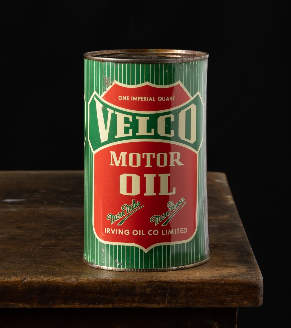 Irving Velco Motor Oil Imperial Quart Can - 2