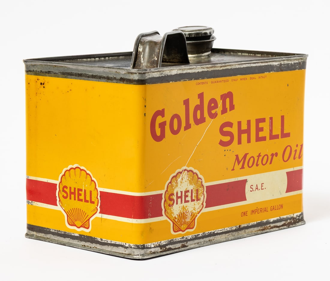 Golden Shell Motor Oil Imperial Gallon Tin - 3