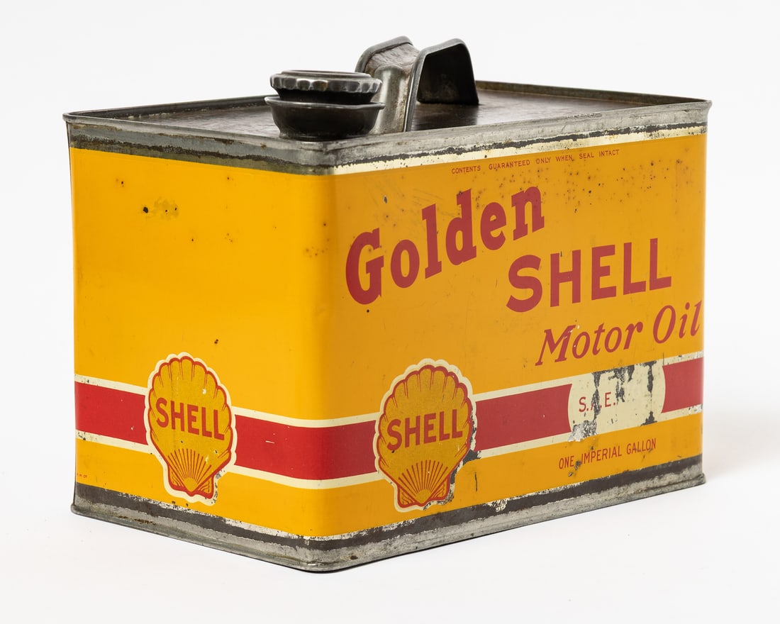 Golden Shell Motor Oil Imperial Gallon Tin - 4