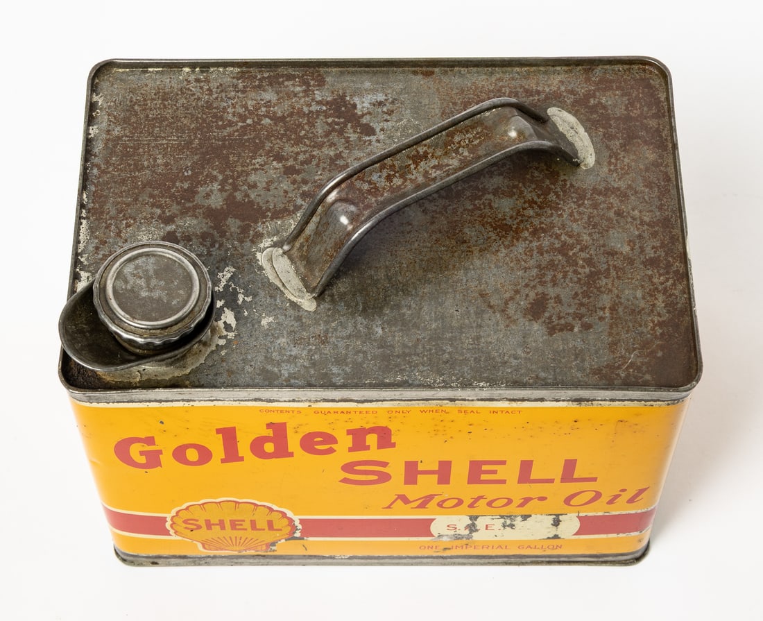 Golden Shell Motor Oil Imperial Gallon Tin - 5